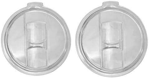 LEERYA 2PC Spill And Splash Resistant Lid With Slider Closure For 30 Oz