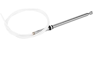 BEDIFFER Cable de mástil de Antena de Radio Am/FM de Repuesto para Coche ,Antena telescópica portátil para Sequoia 01 07 86337AF011 ,Exterior automotriz