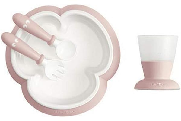 Ensemble Repas Bébé BABYBJÖRN, Rose Pastel