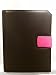 Produktbild Terminplaner HelfRecht Mappe Office Tablet aus Leder/Tablet-Mappe/Personal Organizer/bis Dez. 2019 - schwarz, Lasche pink