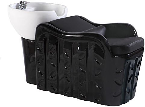 Bobo Angel Backwash Chair Salon Bowl Shampoo Equipment Sink Unit Double Drain Beauty Stylist Station BOSH024