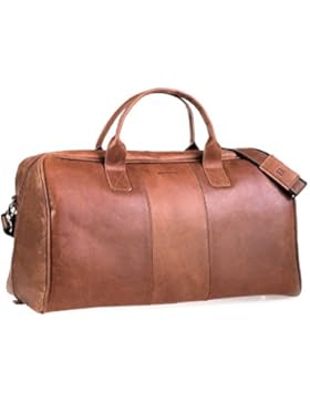 Brodrene Echtes Leder Herren Reisetasche Sporttasche Wochenende Schulter Premium Tasche Premium BL10