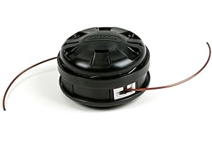 Oregon Lightning Load Pro Tap and Go Bump Feed 109 mm uniwersalna głowica podkaszarki, głowica trymera do trawy, chwastów i grubej roślinności, pasuje do większości modeli podkaszarek, takich jak