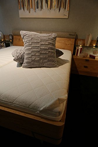 Deluxe hochwertiger Schonbezug für Matratzen 90 x 200 cm Größe Gr. 3: Matratzenhöhe 17-19 cm - 2