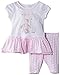 3Pommes Baby-Girls Dress Leggings Polka Dot Clothing Set, Light Pink, 12-18 Months (Manufacturer Size:18 Months)