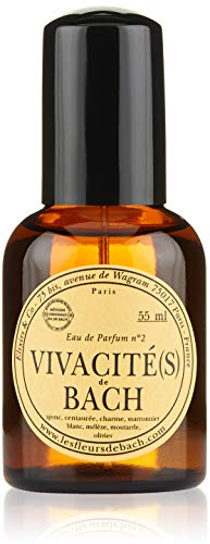 LES FLEURS DE BACH, Eau de Parfum con vaporizzatore, modello Vivacite De Bach No2, 50 ml