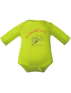 Kleiner Fratz Baby Body Jungen langarm Babybody Mädchen Krawallbiene
