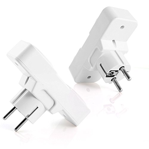 Neuftech® Universal Reiseadapter Travel-Plug mit EU Schuko Stecker DE auf UK/USA/China/Japan/Australien/Thailand usw.- 6A 250V - 4