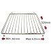 Produktbild Spares2go Chrom Verstellbar Fest Arm Grillrost für NEFF Ofen Herd & Grill (320mm x 360 / 620mm)