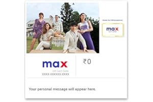 Max |Flat 6% off | E-Gift Card | Instant Delivery | Valid for in-store purchases
