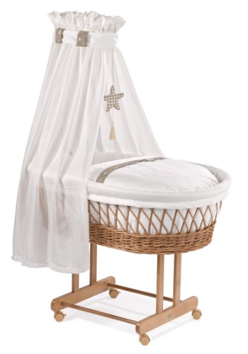 Preisvergleich Produktbild Christiane Wegner 9019 01-425 Stubenwagen mit extra großer Liegefläche, natur