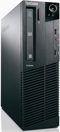 Lenovo ThinkCentre M81 SFF-Schwarz-PC (Intel Core I 3-2100/3.10 GHz, 4 GB RAM, 320 GB HDD, DVD Brenner, Win 7 Professional) - 2