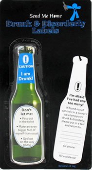 Alandra Party Boys Drunk and Disorderly Label