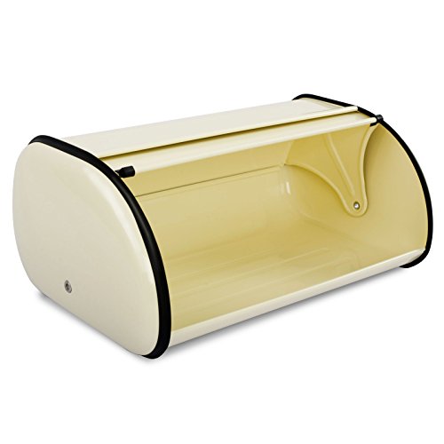 casa pura® Brotkasten Bernd | lebensmittelecht | mit Belüftungslöchern | 3 Farben (hellgrau) - 4