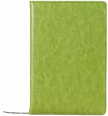 CreativeWave Hardcover PU Leather Notebook/Journal/Diary Medium (A5) Classic Lined Black/Blue/Green/Purple/Red (Citrus Green)