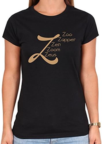 Z Letter Women's Shirt Black Black