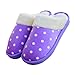 Womens Indoor Warm & Cozy Plush House Slipper, Purple