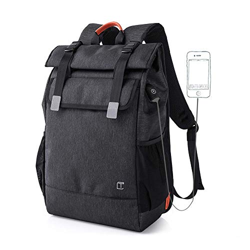 TC Mochila Portatil Impermeable Antirrobo Mochila de Viaje Hombre Tamaño 55 * 32 * 16 CM Negro Bolso