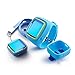 Produktbild Smart Uhr Telefon Uhr Handy Anti-verlorene wasserdichte Anhänger Anhänger GPS Telefon SIM Anti-verlorene SOS Armband Kind Junge Mädchen Geburtstagsgeschenk iOS Android Smartphone (blau-pink) ( Color : Blue )