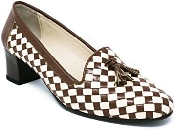 BOBERCK Grace Collection Women's Leather Court Shoes (6 US, Tan / Beige)