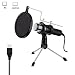 Produktbild USB PC Mikrofon, Etpark Kondensator Computer Mikrofon Gaming PC Studio Podcast Microphone Aufnahmen set Plug & Play mit Stativ für studio, Aufnahmen,Skype,YouTube (Windows/Mac)