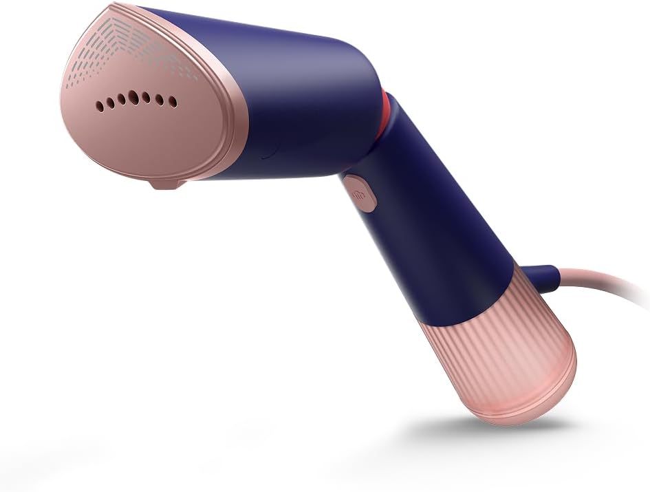 Philips 5000 Serisi Buharlı Düzleştirici - Güçlü 1400W, Sürekli Buhar | 35sn Hızlı Isınma, Eco ve Max Ayarları, Ayarlanabilir Başlık, Metal Taban, Aksesuarlar, Deniz Mavisi (STH5030/20)
