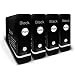 Produktbild Tinten Patrone für Epson Workforce Pro WF-5690DWF - ersetzt 4x T7911 Black Drucker Patronen - kompatible Premium Alternative - non oem