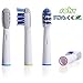 Produktbild Sohv® Typische TriZone Ersatz-Zahnbürstenköpfe für Oral-B-Zahnbürsten,4 Stk(1er Pack.