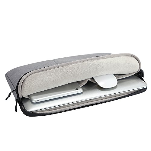 iCozzier 13-13.3 Zoll Multi- Fach- Laptoptasche mit Trageriemen/ Business – Tasche mit miltifunktionellem Schutz/ einzigartige stilvolle Aktentasche für 13 Zoll Ultrabook/ Notebook/ MacBook – Dunkelgrau - 3