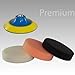 Produktbild Premium Polierschwamm Set Universal Ø 125mm glatt Kombi + Polierteller