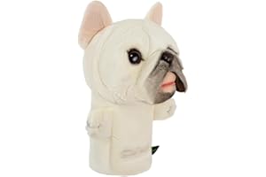 Scott Edward Funny Golf Club Headcover Fit Well for Driver Wood Upto 460cc Cute Animal Design Soft Functional Golf Headcover Stylish Protection for Men and Women