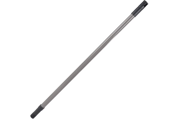 Homéa, Manche à Balai Téléscopique Métal Embout Tournant 74>130 cm Taupe