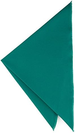 100% Silk Pocket Square (Hunter Green)