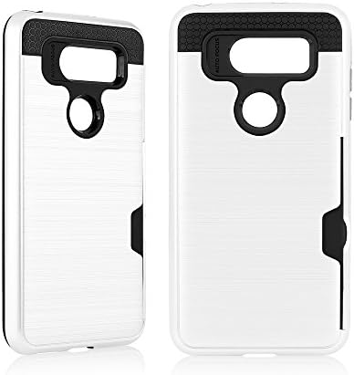 LG V30 Non-Slip Case Zapro Deutschland – Quality Controlled with a compartment for storing Cards | Metal Look | Anti-scratch | Robust | Stylish Designs | Various Colours