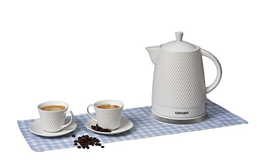CONCEPT Hausgeräte RK-0040 Keramik Wasserkocher + 2 Tassen 1.5L 2200W - 4
