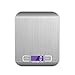 Produktbild ZCPlus Digitale Küchenwaage, Multifunktions Elektronische Lebensmittel Waage, 5 kg Maximalgewicht/1g Genauigkeit Edelstahl Professionel Waage mit LCD Anzeige (Batterien Enthalten, Silber)