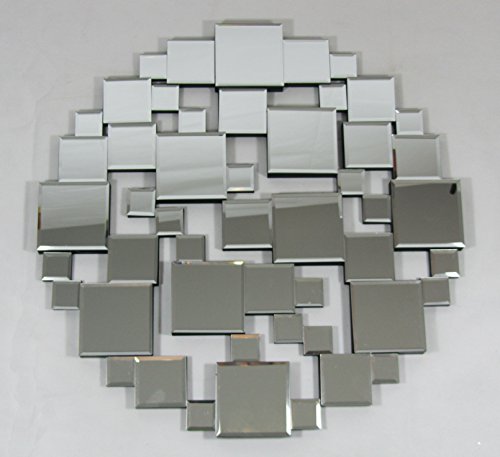 Spiegel Plates MDF schwarz 60x60cm - 2