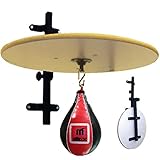 MADX Adjustable Leather Speed Ball Folding Platform Set Boxing Training Gloves MMA