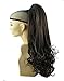 Multi-Color 24"&160g Hair Claw In Pony Tail Ponytail Hair Extensions Curled Wavy W02/2T33