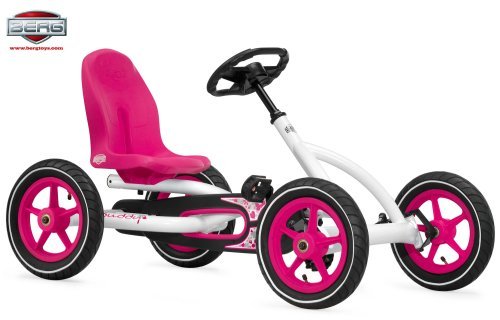Preisvergleich Produktbild BERG Gokart Buddy weiß / rosa BERG TOYS