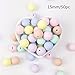 Produktbild Mamimami Home Silikon bördelt runde Süßigkeitfarbe 15mm 50PC Babyteether Zusätze Säuglingshalsketten-hängendes DIY Krankenpflegearmband scherzt Korne