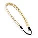 Homgaty Ladies Braided Synthetic Hair Plaited Plait Elastic Headband Hairband (Light Blonde)