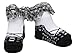 Baby Emporio - 0-9 Months - Baby Girl Mary Jane Party Socks - 3 Pairs in Gift Package (Black)