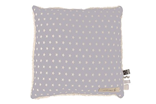Preisvergleich Produktbild LOTTAS LABLE 17100-55 Kuschelkissen Deko Star grau 30x30 cm