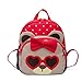 Produktbild Rrock Kindergarten Rucksack für Kinder Mode Oxford Tuch Niedlichen Cartoon Bär Primary Schultasche Outdoor Wandern Tasche Kinder Perfekte Spielzeug Snack Tasche,Red