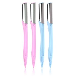 JC SAVER Personnal Eyebrow Razor Trimmer and Shaper, Personnal Grooming Shavers Pack of 4pcs, Perfect Christmas Gift for…