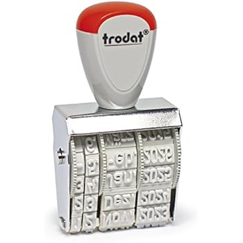 Colop 104686 Data Timbro S120 Data in cifre International, 4 mm
