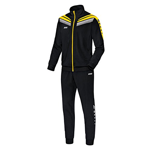 Jako Herren Polyesteranzug Trainingsanzug Pro 9340+9240 schwarz/citro/wei M