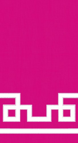 Preisvergleich Produktbild Entertaining mit Caspari Gästehandtücher Rive Gauche fuchsia