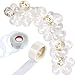 Produktbild Tatuo 112 Stücke Ballon Girlande Kit Ballon Bogen Girlande für Hochzeit Geburtstag Partydekorationen (Perlweiß)